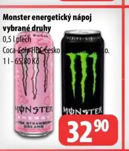 Partner Maloobchodní síť Monster energetický nápoj vybrané druhy nabídka