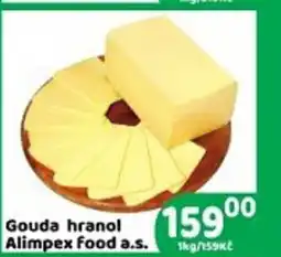 Brněnka Gouda hranol alimpex food a.s. nabídka