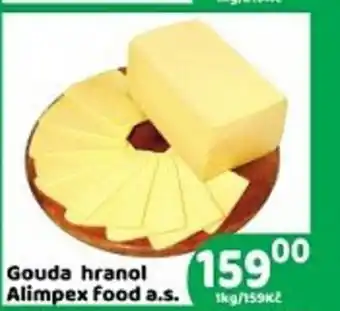 Brněnka Gouda hranol alimpex food a.s. nabídka