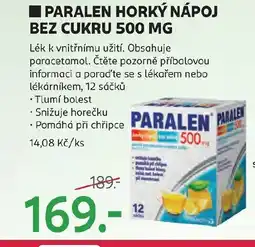 Rossmann Paralen horký nápoj bez cukru nabídka