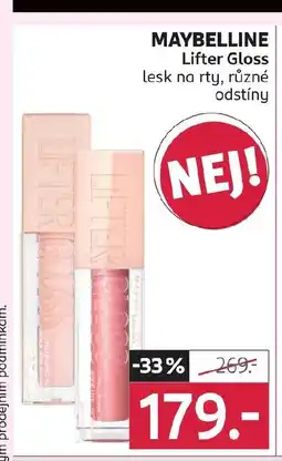 Rossmann Maybelline lifter gloss nabídka