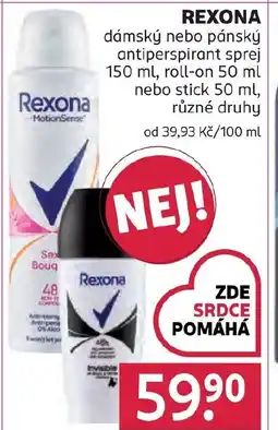Rossmann Rexona nabídka