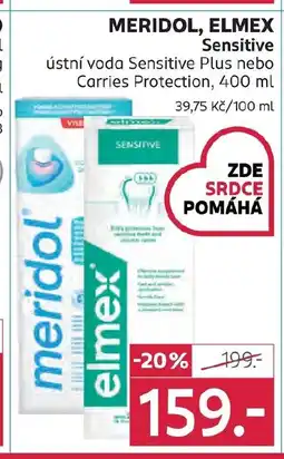 Rossmann Meridol, elmex sensitive nabídka