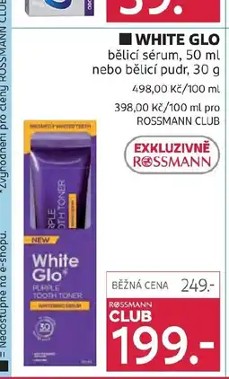 Rossmann White glo nabídka