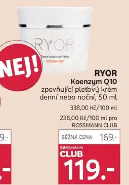 Rossmann RYOR Koenzym Q10 nabídka