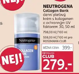 Rossmann Neutrogena collagen bank nabídka