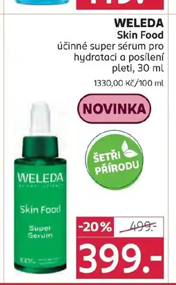 Rossmann Weleda skin food nabídka