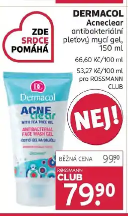 Rossmann Dermacol acneclear nabídka
