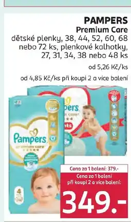 Rossmann Pampers premium care nabídka