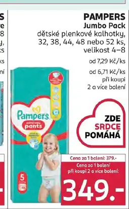 Rossmann Pampers jumbo pack nabídka