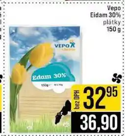 Jip Vepo Eidam 30% plátky 150 g nabídka