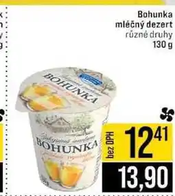 Jip Bohušovická mlékárna Bohunka mléčný dezert 130 g nabídka
