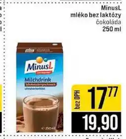Jip MinusL mléko bez laktózy čokoláda 250 ml nabídka