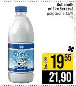 Jip Bohemilk mléko čerstvé polotučné 1,5% 1 l nabídka