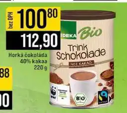 Jip EDEKA Bio Horká čokoláda 40% kakaa 220 g nabídka