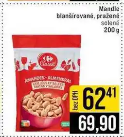 Jip Mandle blanšírované, pražené solené 200 g nabídka