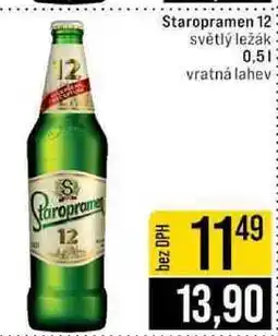 Jip Staropramen 12 světlý ležák 0,5 l nabídka