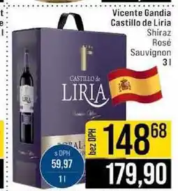 Jip Vicente Gandia Castillo de Liria víno 3 l nabídka