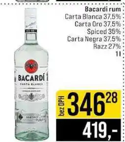 Jip Bacardi rum 1 l nabídka