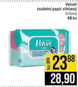 Jip Velvet toaletní papír vlhčený intimo 48 ks nabídka