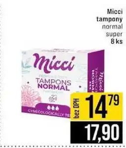 Jip Micci tampony 8 ks nabídka