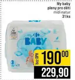 Jip My baby pleny pro děti midi natur 31 ks nabídka