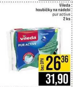 Jip Vileda houbičky na nádobí pur active 2 ks nabídka