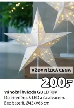 JYSK Vánoční hvězda guldtop nabídka