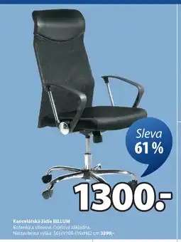JYSK Kancelářská židle BILLUM nabídka