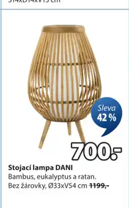 JYSK Stojací lampa dani nabídka
