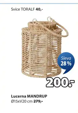 JYSK Lucerna mandrup nabídka