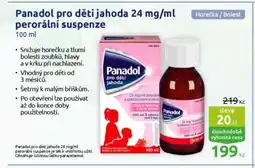 Benu Panadol pro děti jahoda 24 mg/ml perorální suspenze nabídka