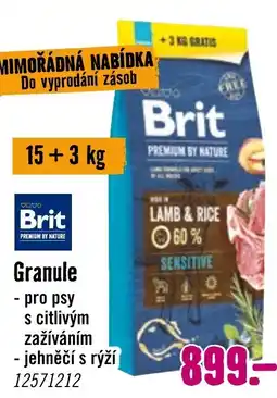 Hornbach Brit Granule nabídka