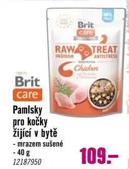 Hornbach Brit care Pamlsky pro kočky žijící v bytě nabídka