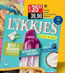 Jip Likkies nanuk borůvka&kokos 5 x 84 ml nabídka