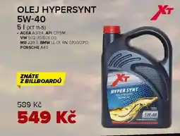 Auto Kelly XT Olej hypersynt 5w-40 nabídka
