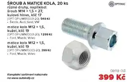 Auto Kelly Šroub a matice kola nabídka
