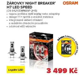 Auto Kelly OSRAM Žárovky night breaker h7 led speed nabídka