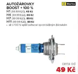 Auto Kelly STARLINE Autozarovky Boost + 100% nabídka