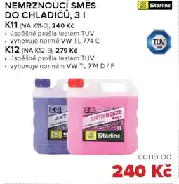 Auto Kelly STARLINE Nemrznoucí směs do chladičů nabídka