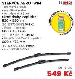 Auto Kelly BOSCH Stěrače aerotwin nabídka
