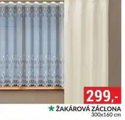 Baumax Žakárová záclona nabídka