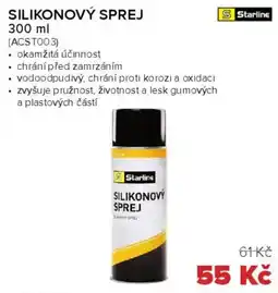 Auto Kelly STARLINE Silikonový sprej nabídka