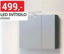 Baumax Led svítidlo chrom nabídka