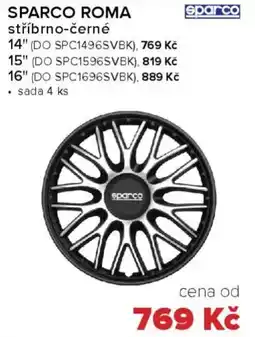 Auto Kelly SPARCO roma stříbrno-černé nabídka
