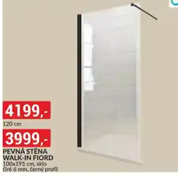 Baumax Pevná stěna walk-in fiord nabídka
