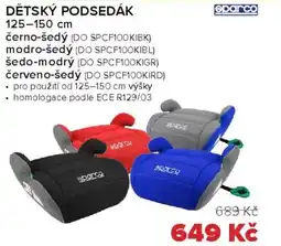Auto Kelly SPARCO Dětský podsedák 125-150 cm nabídka