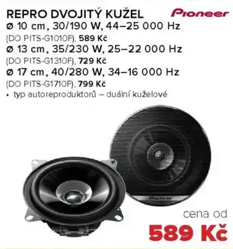 Auto Kelly PIONEER Repro dvojitý kužel nabídka