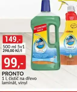 Baumax Pronto, čistič na dřevo laminát, vinyl nabídka