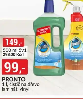 Baumax Pronto, čistič na dřevo laminát, vinyl nabídka